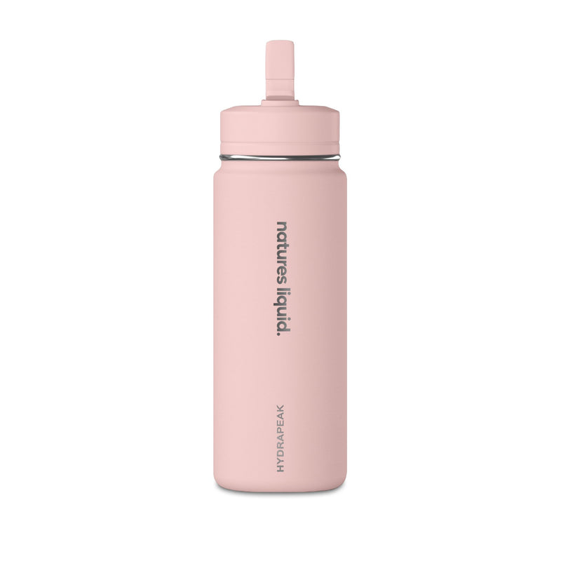 Natures Liquid. Premium 20oz Mini Water Bottle with Straw