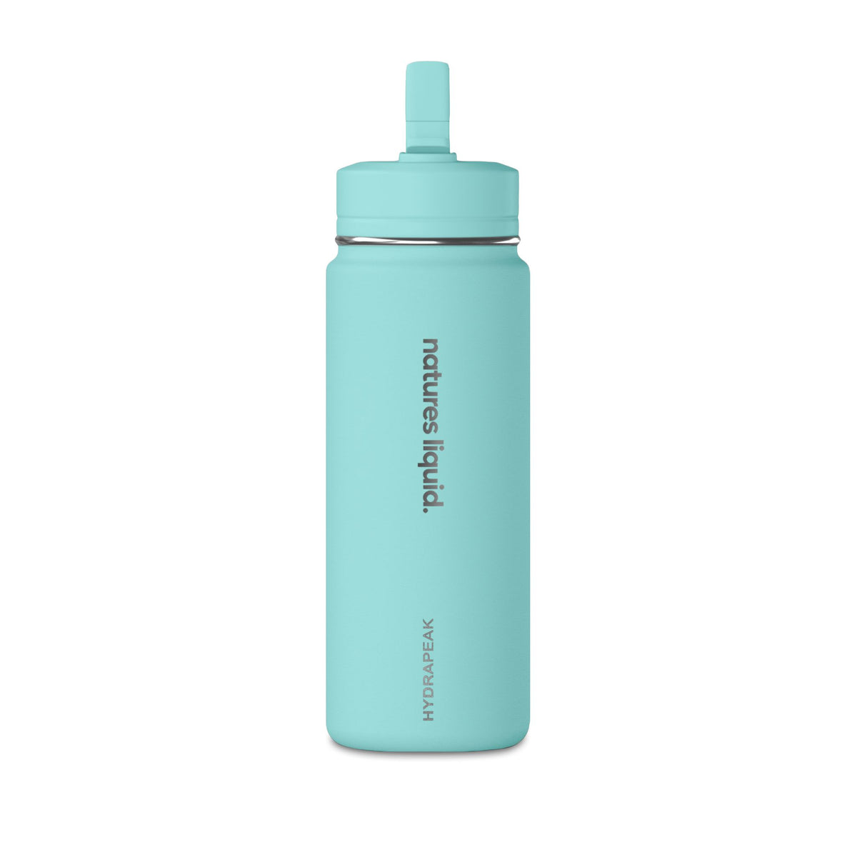 Natures Liquid. Premium 20oz Mini Water Bottle with Straw
