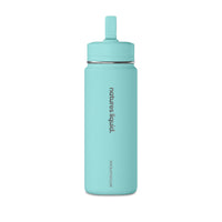 Natures Liquid. Premium 20oz Mini Water Bottle with Straw